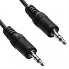 3.5mm Jack to Jack Plug Stereo Audio Cable Black