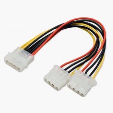 Molex PC Power Y Adapter Splitter Cable 5.25"