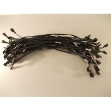 Job Lot 46x SATA Internal Hard Drive Data Cables Grey
