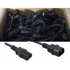 Job Lot 42x IEC C14 Male - IEC C13 Female Power Extension Cable