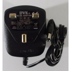 DVE DVR-1250UK-4818 12V 500mA Power Adapter