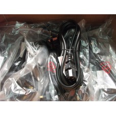 Job Lot 50x Various Brands Power Cables Kettle Leads Black