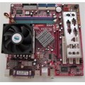 MSI Socket 478 865GM3-LS Motherboard With Pentium 4 3000 Cpu