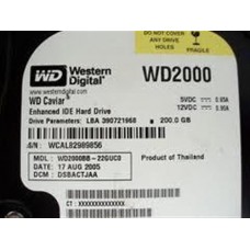 Western Digital WD2000BB-22GUC0 200Gb 3.5" Internal IDE PATA Hard Drive