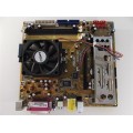 Asus M2N-MX Socket AM2 Motherboard With AMD Athlon 64 3200 Cpu