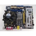 Foxconn 662MX Socket 775 Motherboard With Intel Celeron 2.80 GHz Cpu