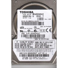 Toshiba MK6026GAX 60Gb 2.5" Internal PATA Hard Drive