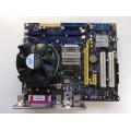 Foxconn 45CMX-K Socket 775 Motherboard With Intel Pentium 3.00 GHz Cpu
