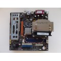 ECS 661FX-M7 Socket 775 Motherboard With Intel Celeron 3.06 GHz Cpu