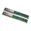 Kingston 2GB (2 x 1Gb) KVR800D2N6/1G DDR2 PC2-6400 800Mhz Low Profile Memory