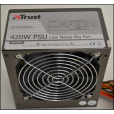 Trust PW-5250 14995-02 420 Watt Power Supply Low Noise Big Fan