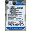 Western Digital WD1600BEVT - 80A23T0 160Gb 2.5" Laptop Internal SATA Hard Drive