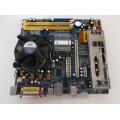 Asrock Wolfdale1333-GLAN/M2 Motherboard With Intel Dual Core E2160 1.80 GHz Cpu