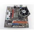 ECS MCP73PVT-PM Socket 775 Motherboard With Intel Quad Q8200 2.33 GHz Cpu