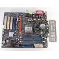 ECS 915PL-A2 V:3.1B Socket 775 Motherboard With Intel Pentium 3.40 GHz Cpu