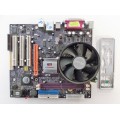 ECS P4M800PRO-M2 REV:2.0 Socket 775 Motherboard With Intel Pentium 3.00 GHz Cpu