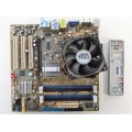 Asus P5LP-LE Socket 775 Motherboard With Intel Core 2 Duo E6300 1.86 GHz Cpu