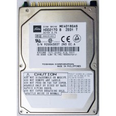 Toshiba MK4018GAS 40Gb 2.5" Internal IDE PATA Hard Drive