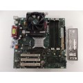 Intel D865GLC C27500-412 Socket 478 Motherboard With Intel Pentium 4 3.0 GHz Cpu