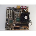 Abit SG-71 Socket 478 Motherboard With Intel Celeron 2.40 GHz Cpu
