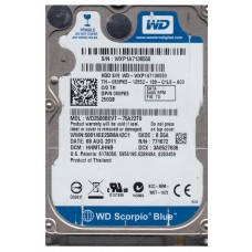 Western Digital WD2500BEVT - 75A23T0 080PK5 250Gb 2.5" Internal SATA Hard Drive