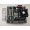 Intel D845GLVA C30423-200 Motherboard With Intel Celeron 1.70 GHz Cpu
