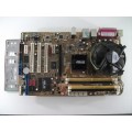 Asus P5L 1394 Socket 775 Motherboard With Intel Core 2 Duo E6600 2.40 GHz Cpu