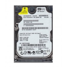 Western Digital WD2500BEVS - 22UST0 250Gb 2.5" Laptop SATA Hard Drive