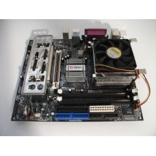 AOpen Socket 478 MX4SGI-N Motherboard With Intel Celeron 2.60 GHz Cpu