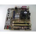 Asus P5K-VM Socket 775 Motherboard With Intel Core 2 Duo E8400 3.00 GHz Cpu