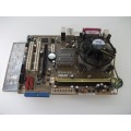 Asus P5N-MX Socket 775 Motherboard With Intel Core 2 Duo E8300 2.83 GHz Cpu