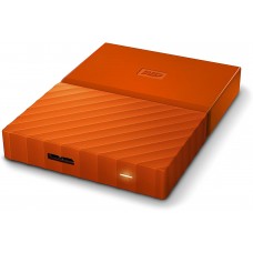 Western Digital My Passport 1 TB 2.5" External Portable Hard Drive Orange