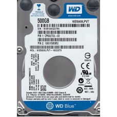 Western Digital WD5000LPVT - 16G33T0 500Gb 2.5" Laptop SATA Hard Drive