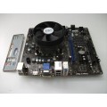 MSI H61M-E23 (B3) Socket 1155 Motherboard With Intel Core i3-2100 3.10 GHz Cpu