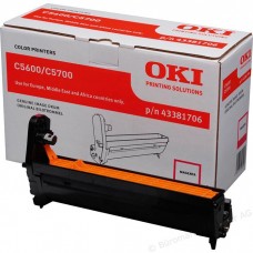 OKI Genuine Magenta Image Drum For C5600 C5700 p/n 43381706