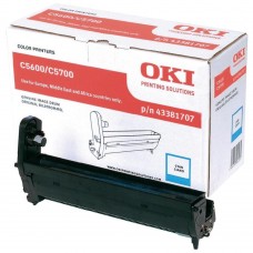 OKI Genuine Cyan Image Drum For C5600 C5700 p/n 43381707