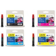 Jet Tec Epson Ink T0611/ T0612/ T0613/ T0614 Black, Cyan, Magenta, Yellow