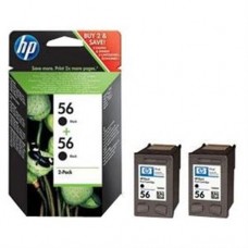 HP 56 Twin Pack Original Ink Cartridges C9502AE Black