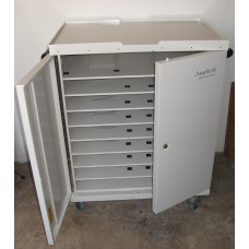 ChargeBus 16 Laptop 16-Way Charging / Storage Cart And Battery Charger Trolley 