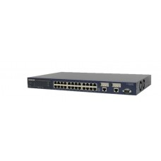 Netgear FSM726S 10/100 Mbps 24-Port Managed Stackable Switch With 2 GBIC Ports
