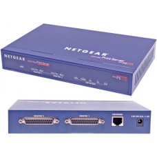 Netgear PS110 10/100 Mbps Print Server With Power Adapter