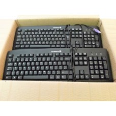 Job Lot 9x Cherry KB-0556 J82-16000LPNGB-2 PS2 Keyboards